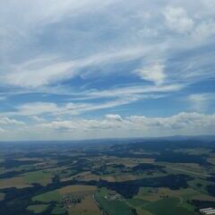 Flugwegposition um 11:06:36: Aufgenommen in der Nähe von Okres Český Krumlov, Tschechien in 1151 Meter